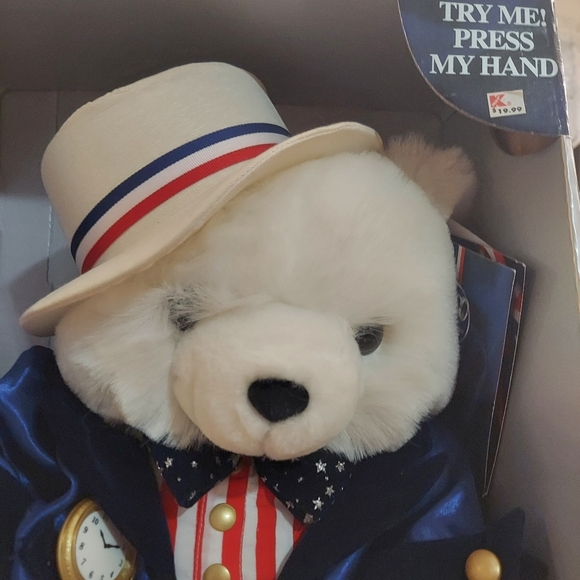 DanDee 2000 Celebration Americana White Bear, NWT - Picture 2 of 7